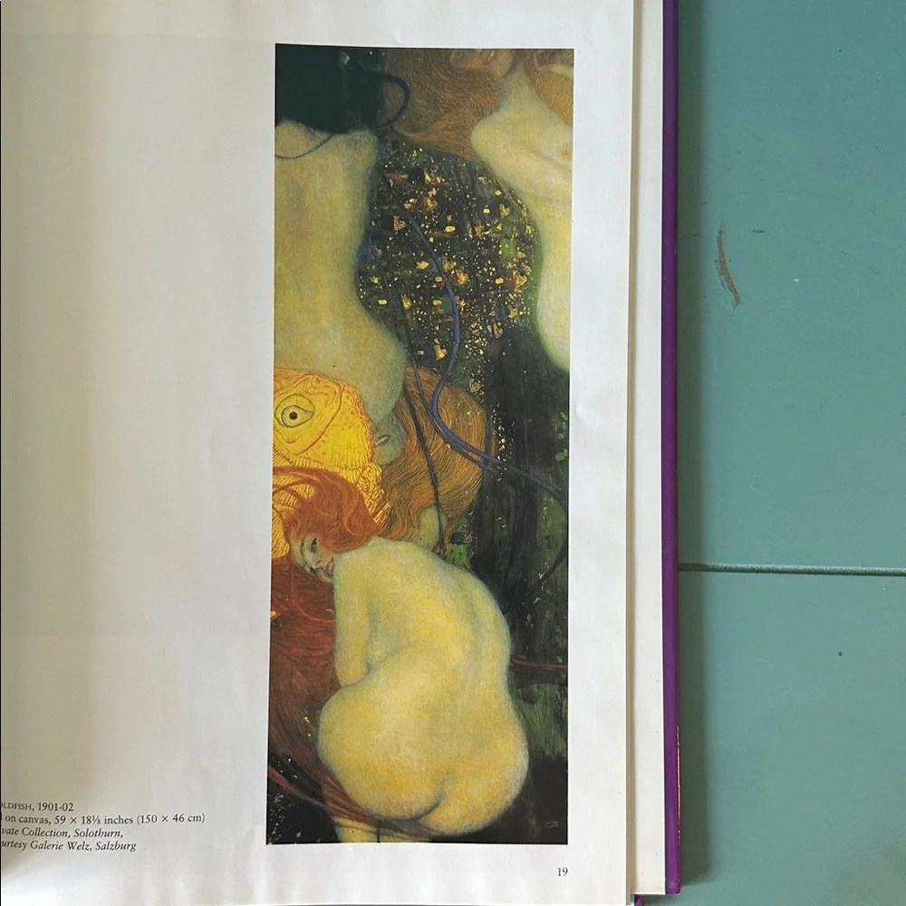 Hardback Klimt Book art Book Prints